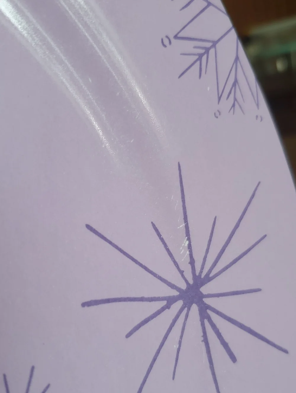 Rosanna Purple Snowflake Plate